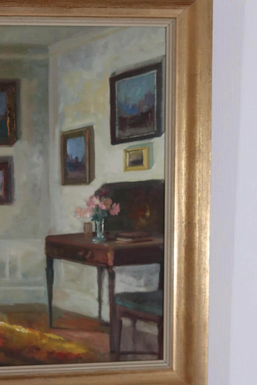 “Interior with Woman” by Edith Gert