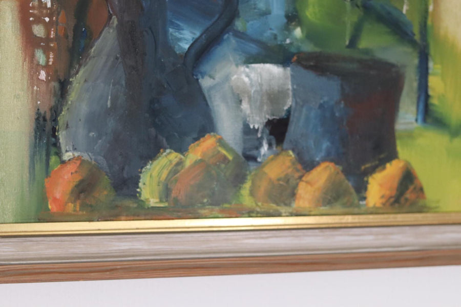 Original Swedish Oil on Canvas – “Vibrant Still Life”