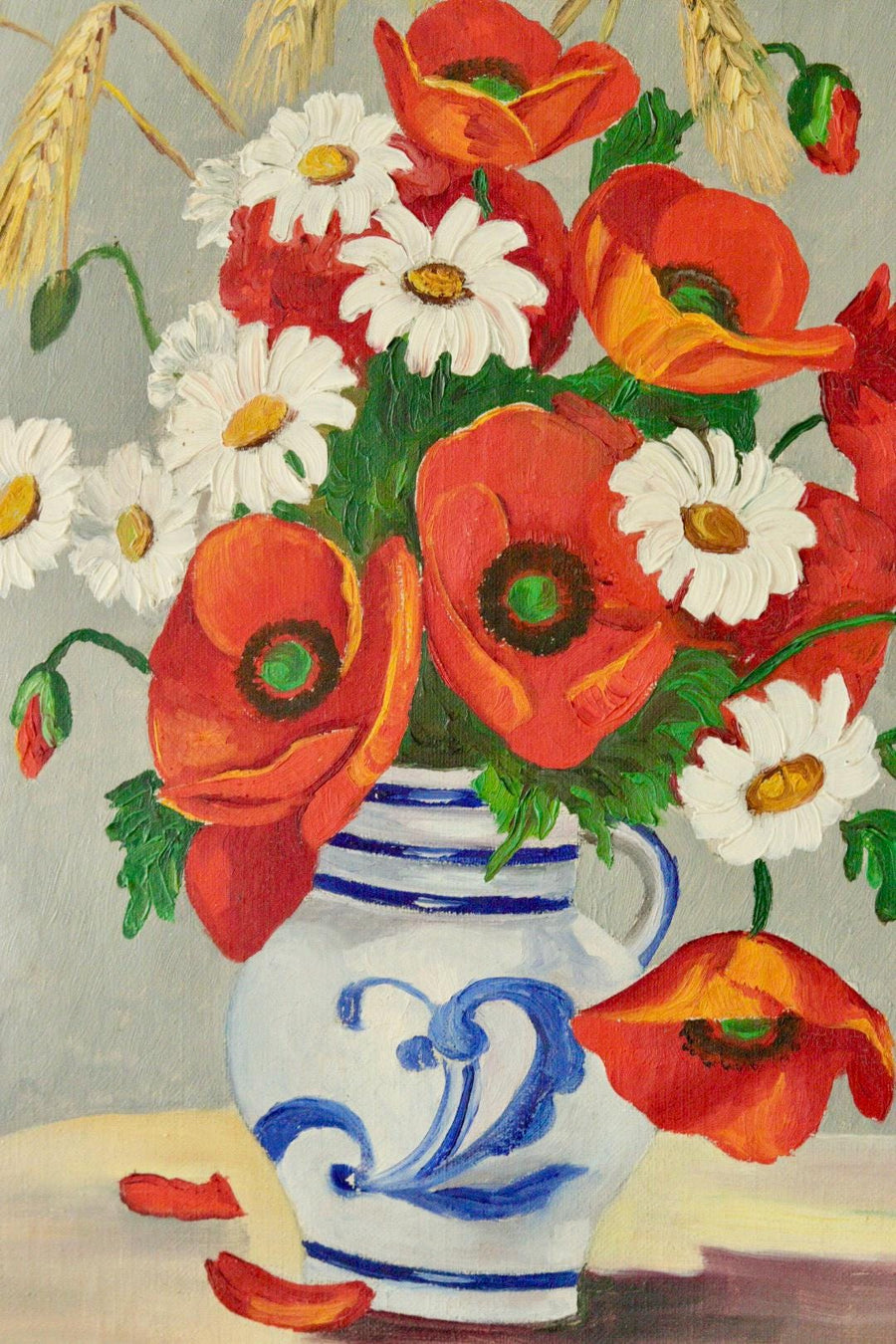 “Still Life Poppies” by B. Peters