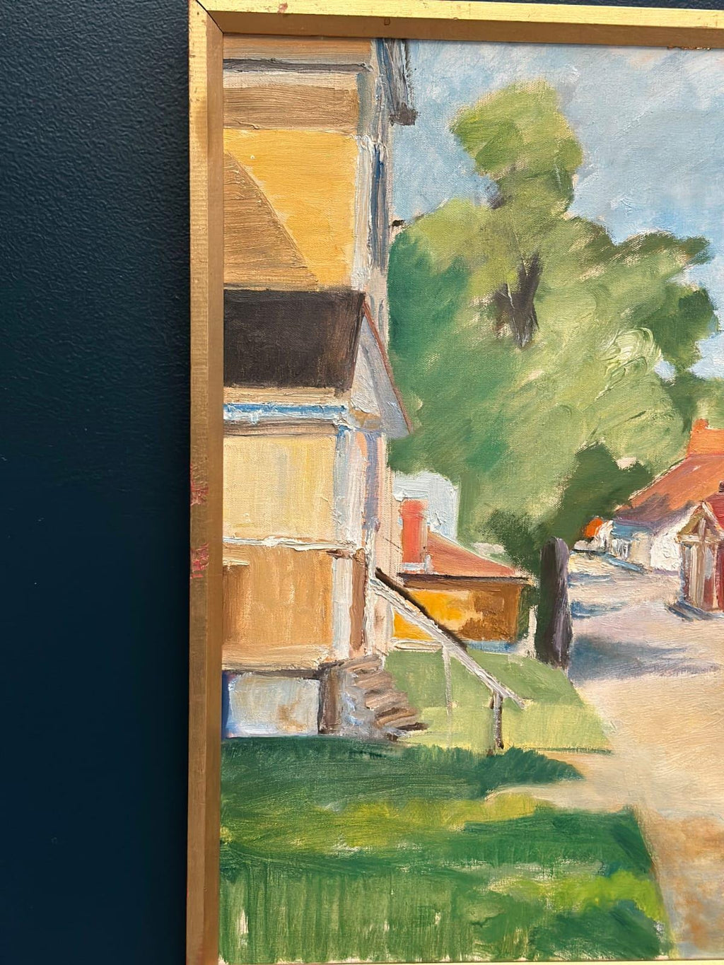 Street with Houses and Trees By Ulfe