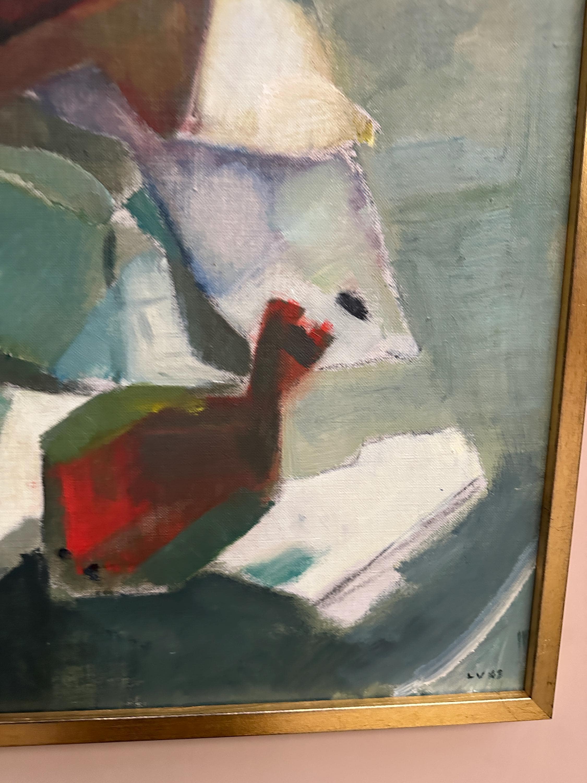 'Abstract Composition with Fish' by Lars Vidlund