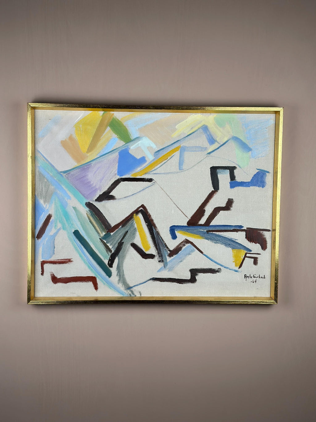 “Abstract Landscape” by Ante Gerhard