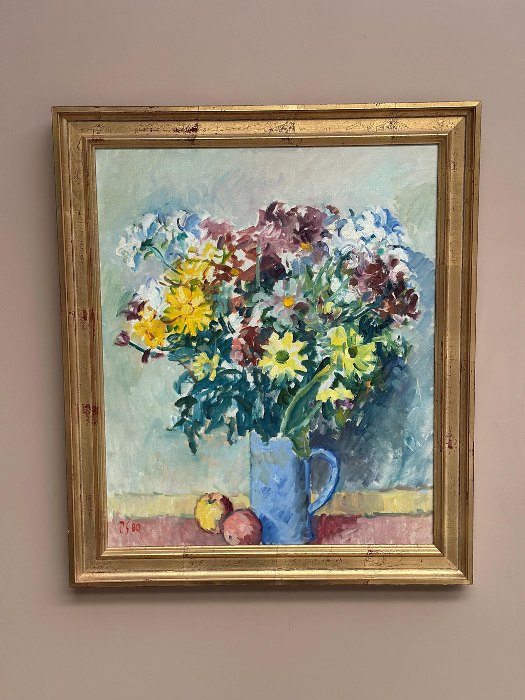 “Still Life with Flowers in Vase” by Jan Sonne