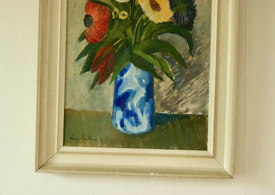“Still Life with Blue Vase” by Lars Boethius