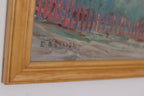 “Village Scene” by E. R. Olsson