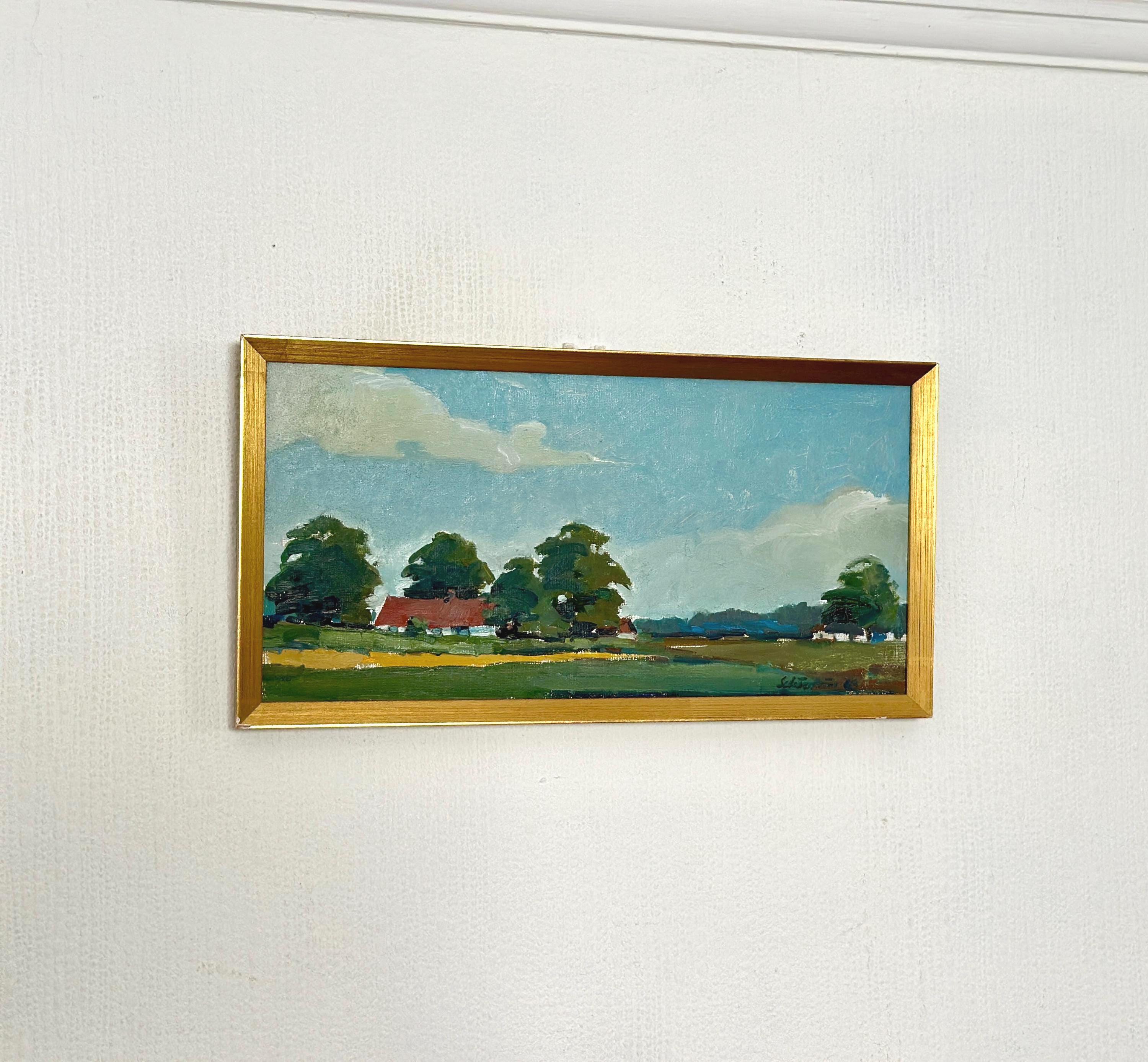 “Landscape with Farms” by Schörström