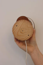 Pair of Vintage Wall Lamps by Elidus – Pine Wood Raster Bedside Lamps, 1970s