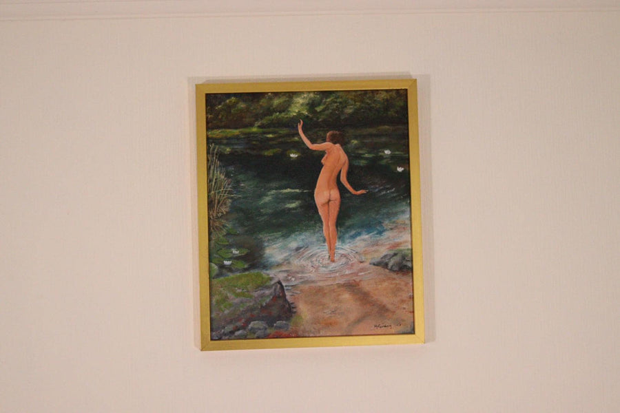 “Woman in Stream” by Hans T. Forsberg