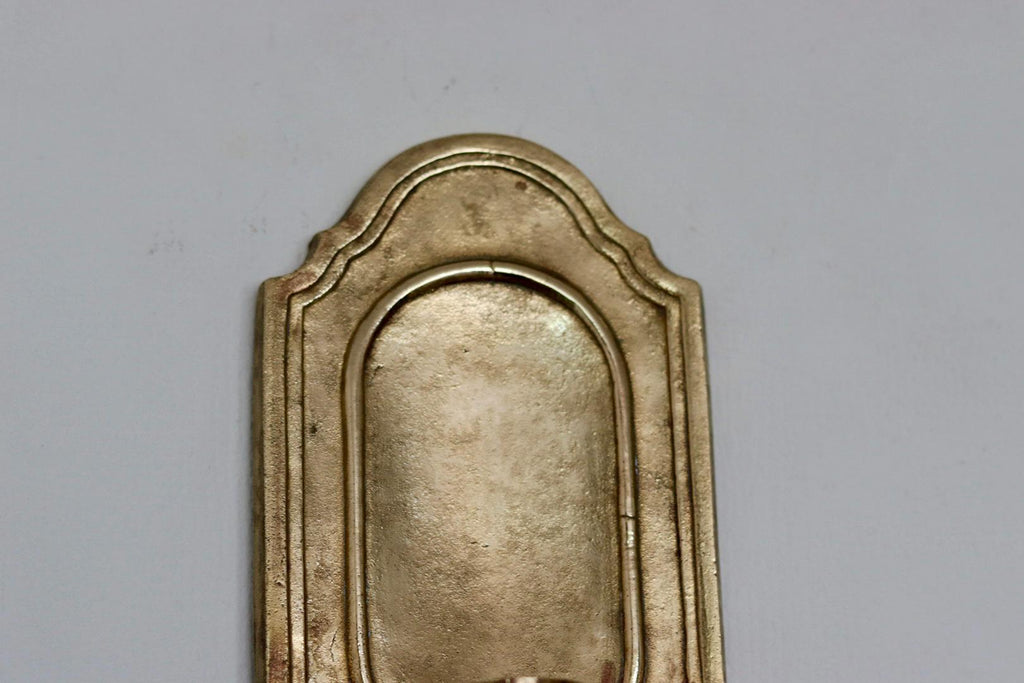 Pair of Mid Century Swedish Arts and Craft Style Brass Sconces