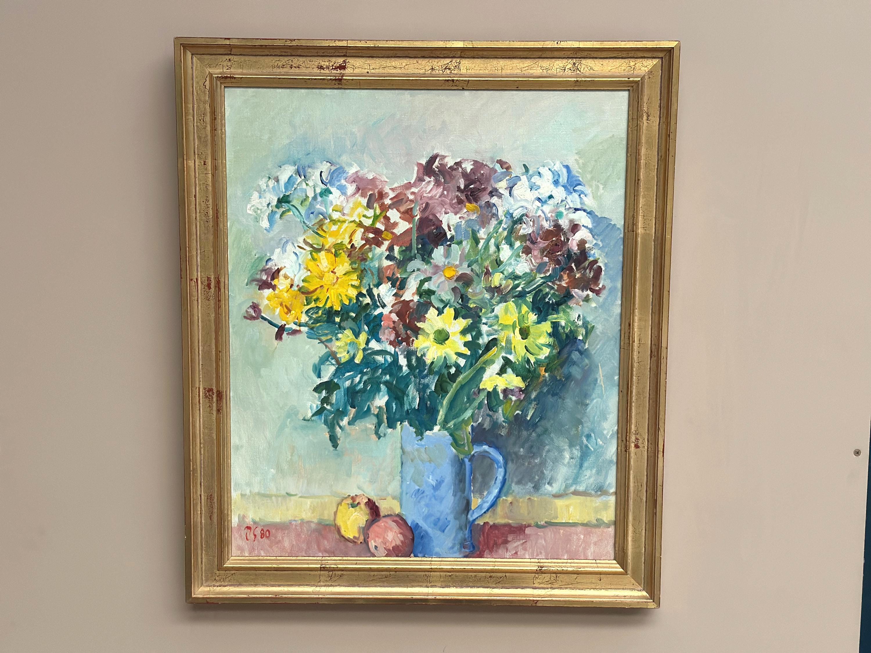 “Still Life with Flowers in Vase” by Jan Sonne