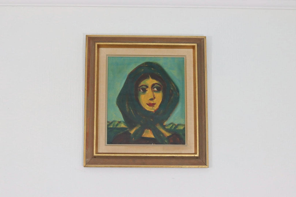 “Woman in Scarf” by Erik Larsen