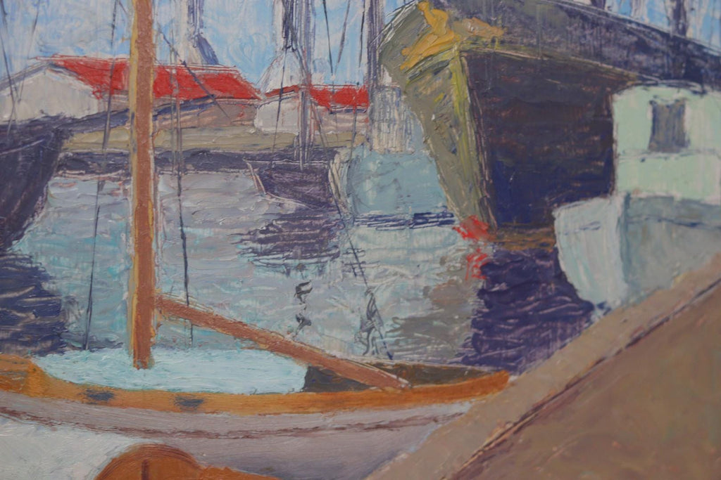 “Moored Boats” by Olle Anderson