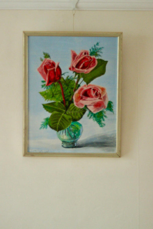 "Roses in a Vase" Persson 1950