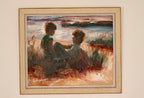 Children on the Beach by T. Larsson