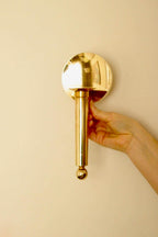 Vintage Swedish Brass Sconce by Gusum
