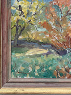 “City Obscured by Trees” by Adolf Jansson