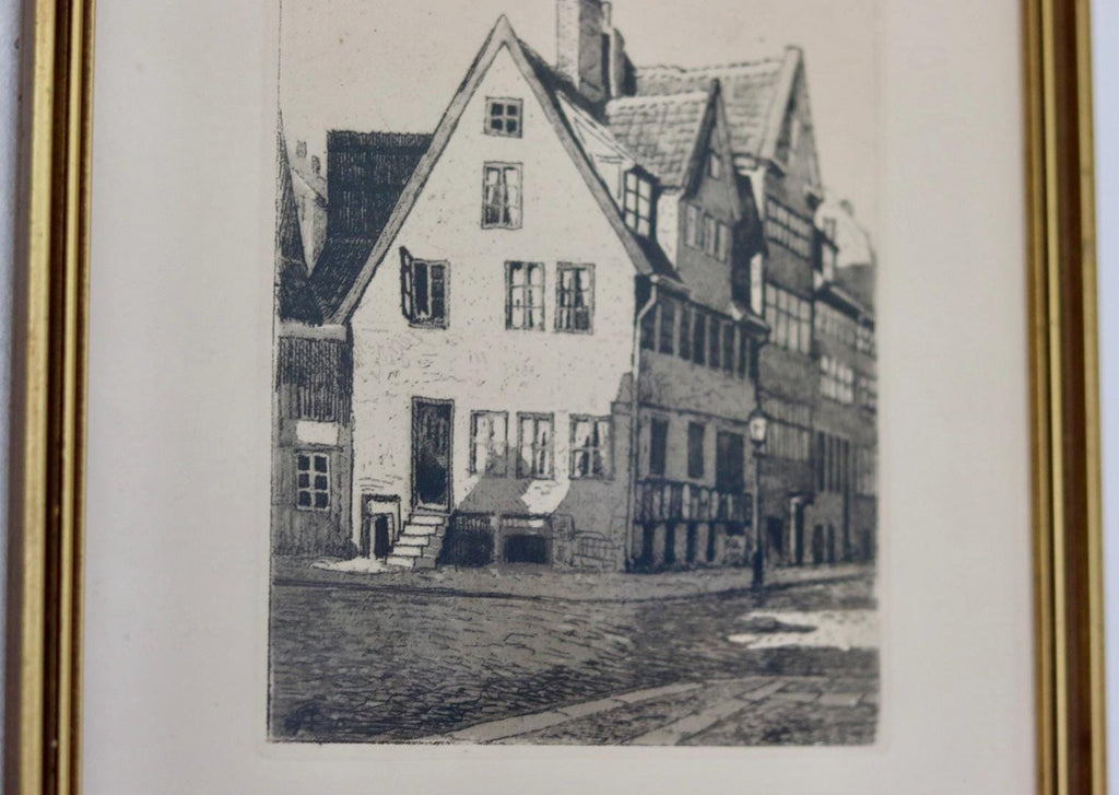 Original Swedish Copperplate Engraving