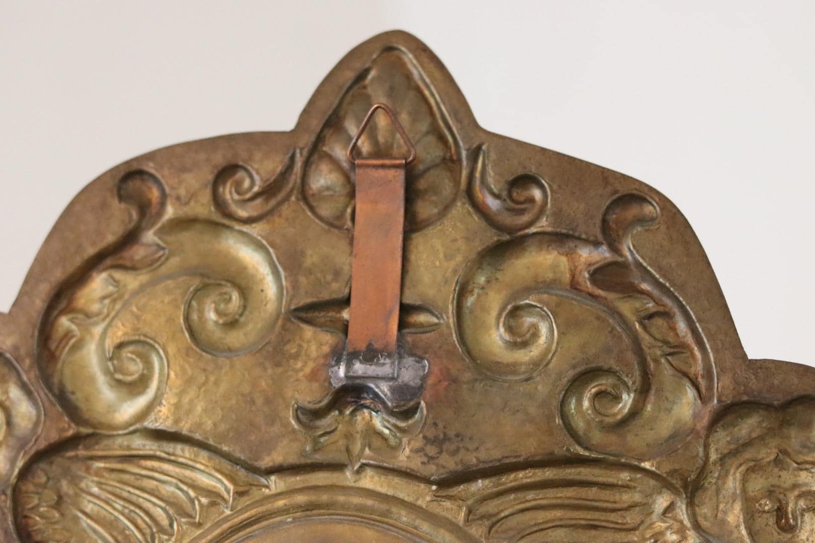 SINGLE Large Mid Century Swedish Brass Sconce