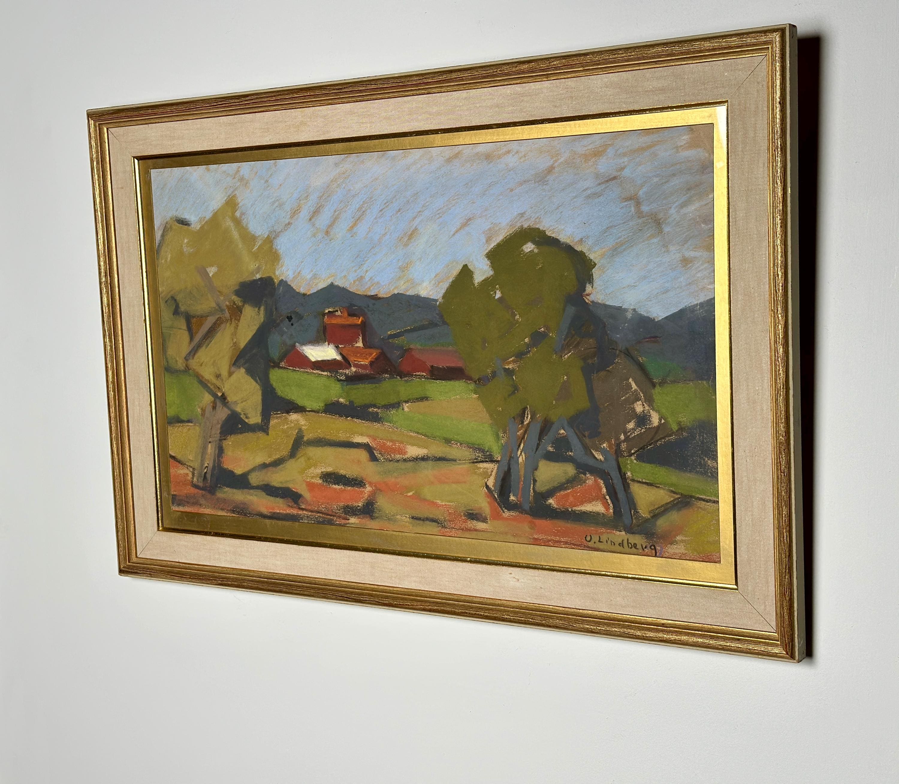 “Landscape with Tree” by Uno Lindberg