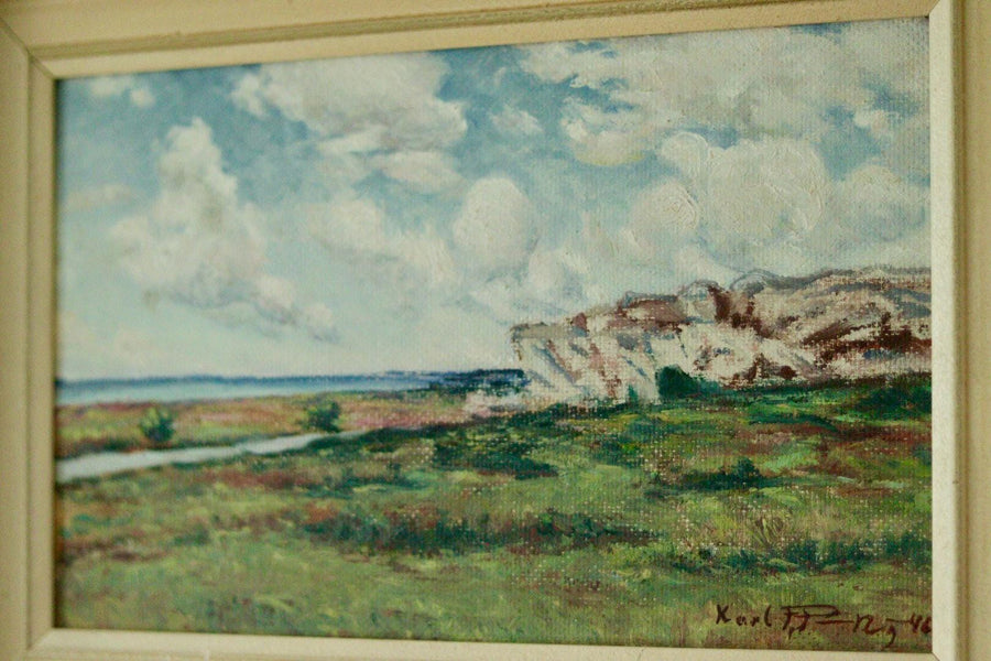 Landscape with Mountain by Karl F.P.