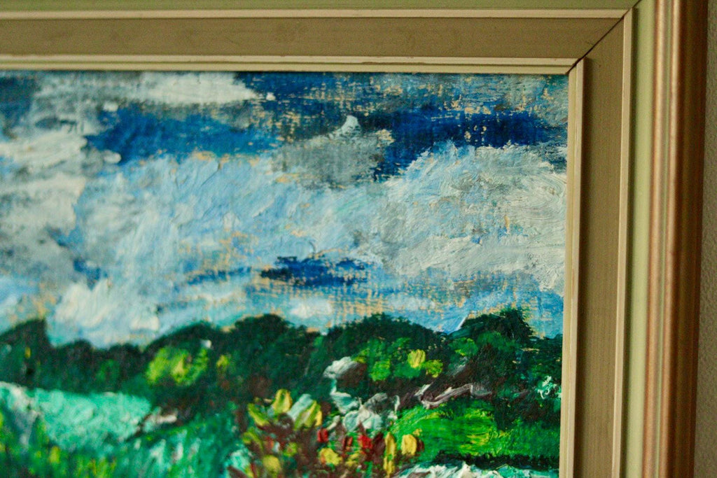 Original Mid-Century Oil on Canvas – “Landscape Motif”