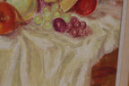 “Still Life with Fruit and Bottle” by A.K.