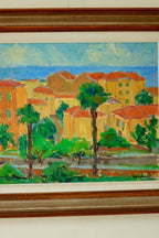 "Coastal Town" by Willy Lindeberg