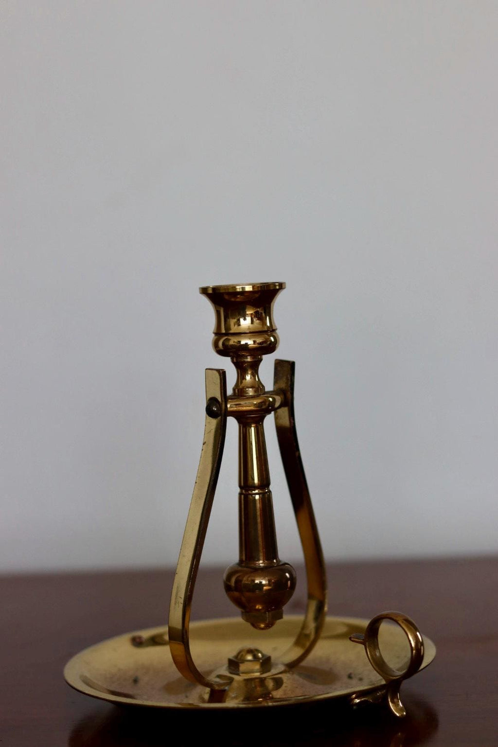 Swedish Brass Candleholder
