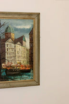 "City and Canal" by Valentine