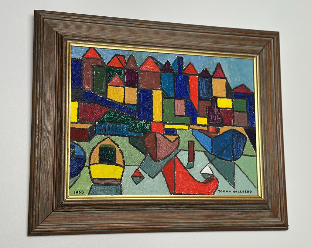 Harbour scene by Tommy Hallberg