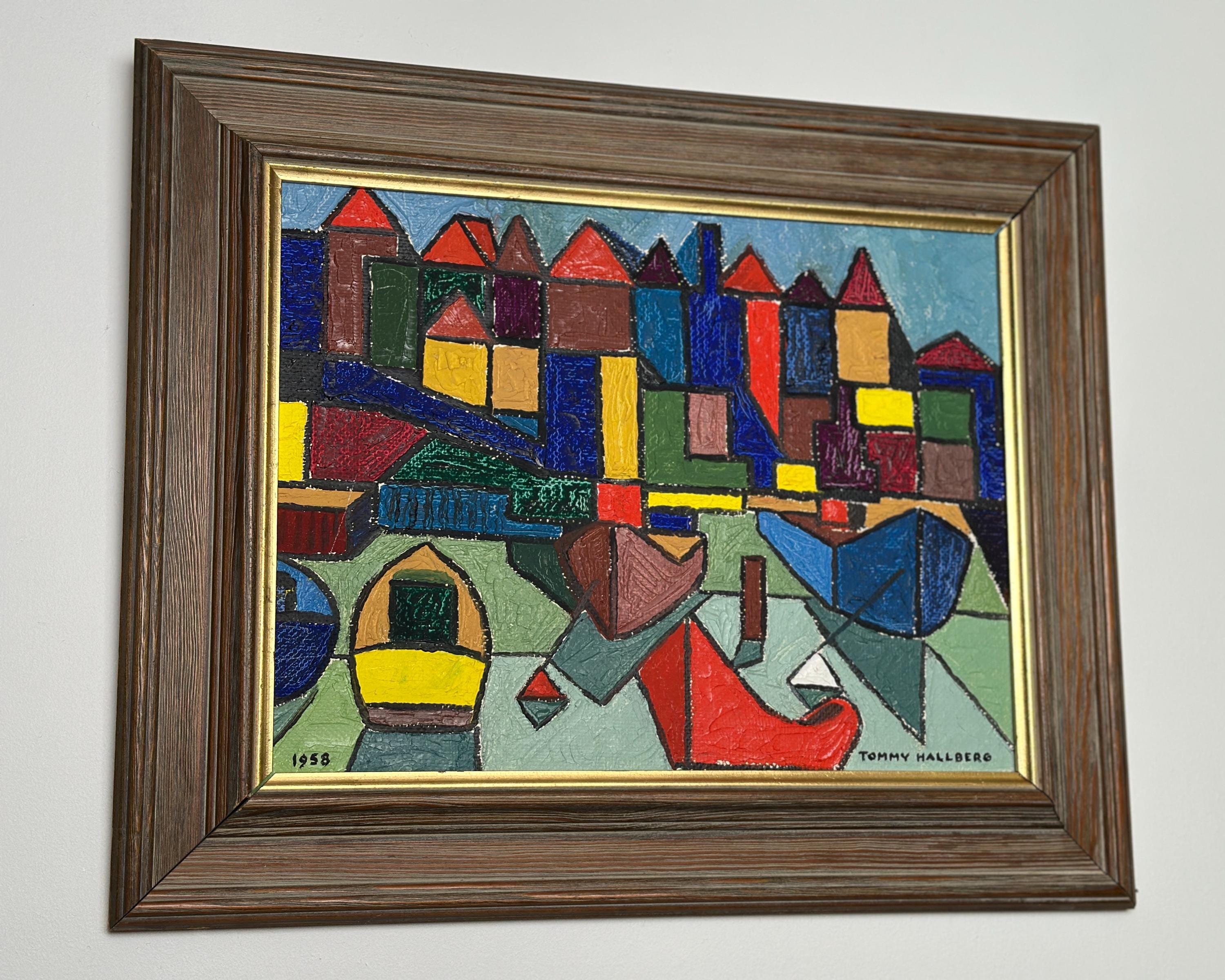 Harbour scene by Tommy Hallberg