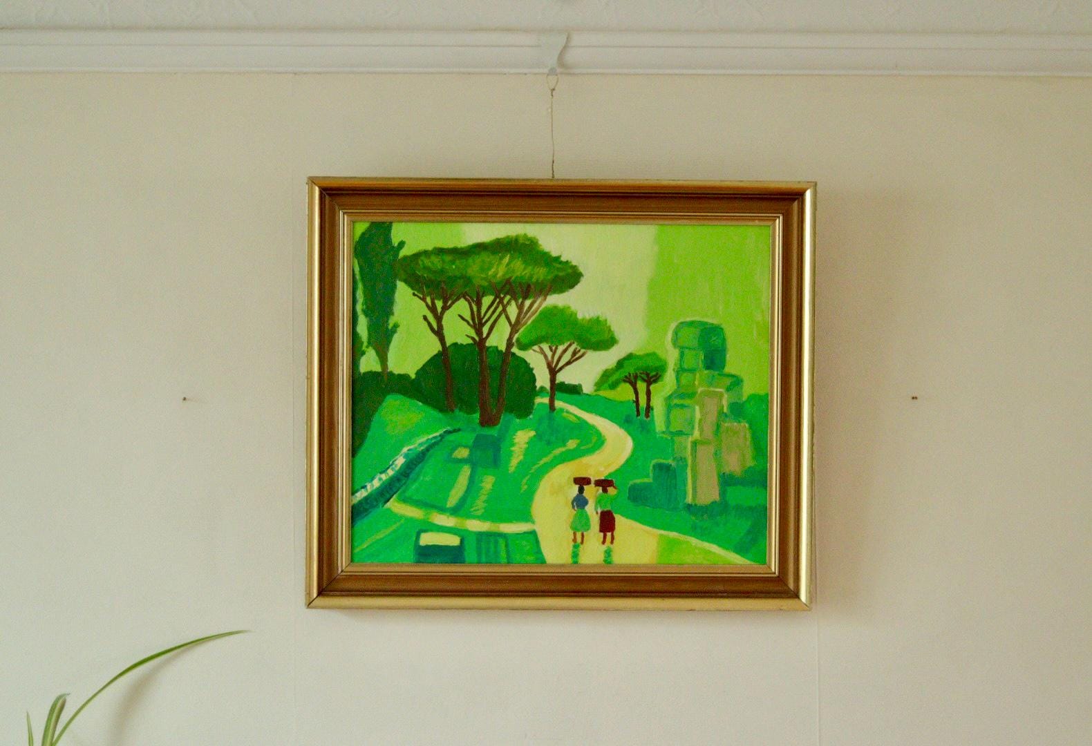 Original Vintage Oil on Canvas – “Landscape”