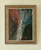 Mid-20th Century Original Oil on Panel – The Tree