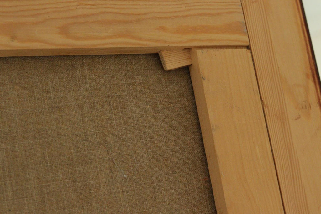 Original European Vintage Oil on Canvas – “Vivid Landscape”