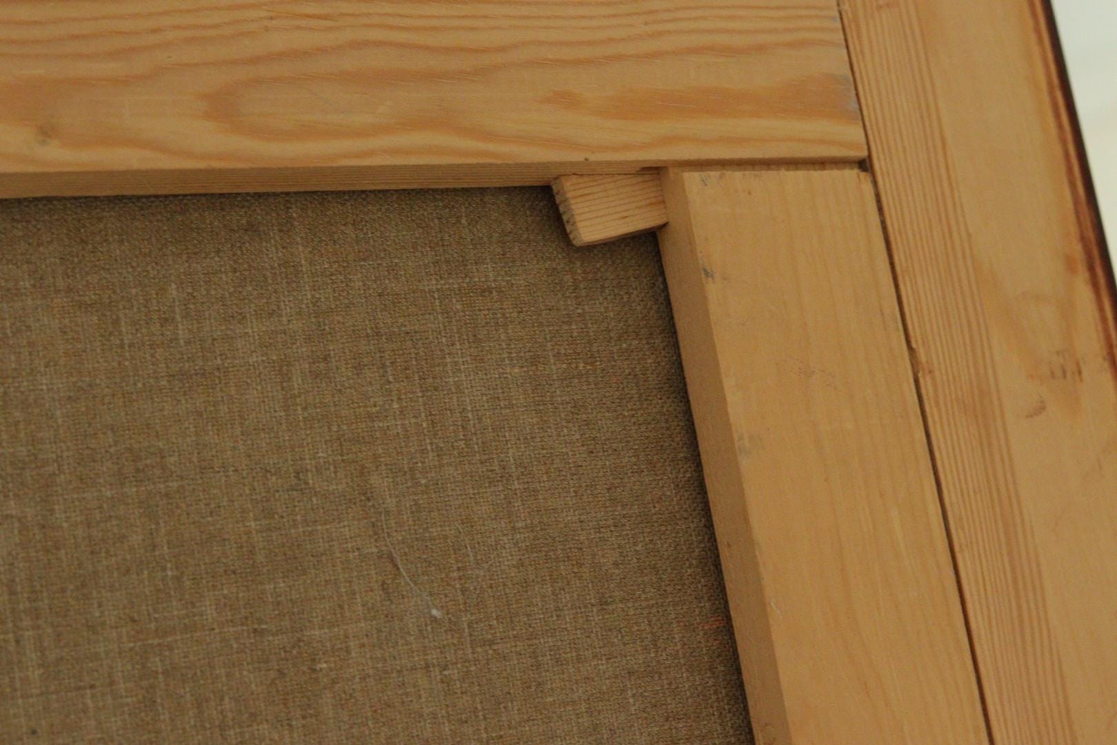 Original European Vintage Oil on Canvas – “Vivid Landscape”