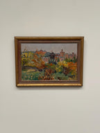 “City Obscured by Trees” by Adolf Jansson