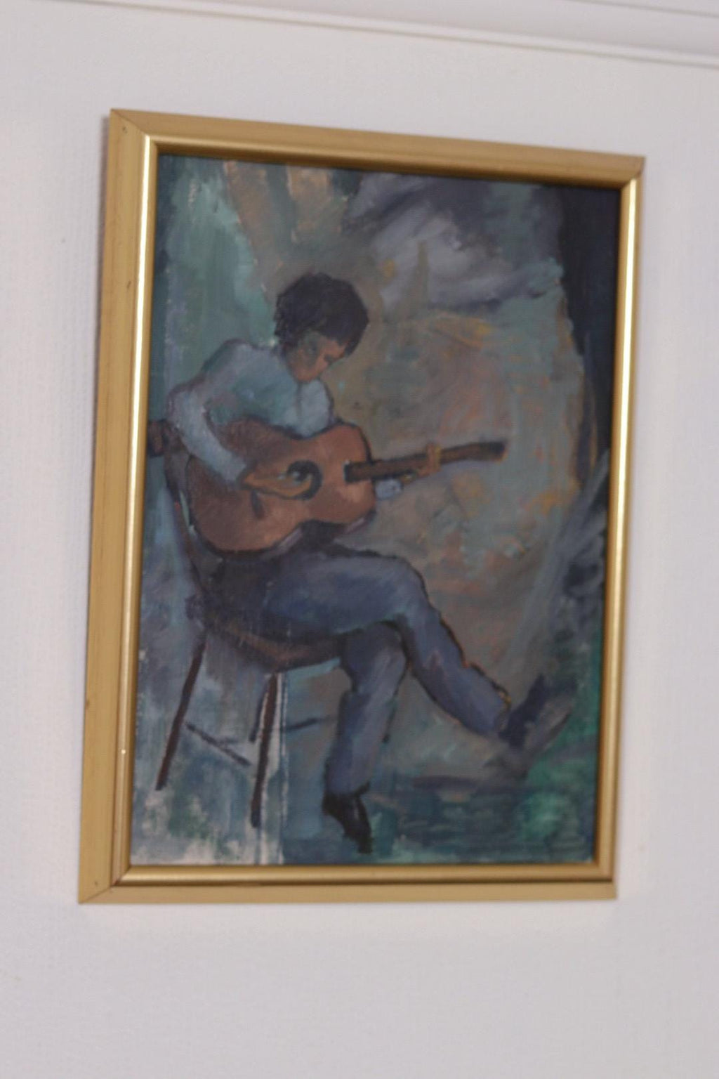 “Troubadour with His Guitar” by Calle Svensson – Åmål, Dalsland