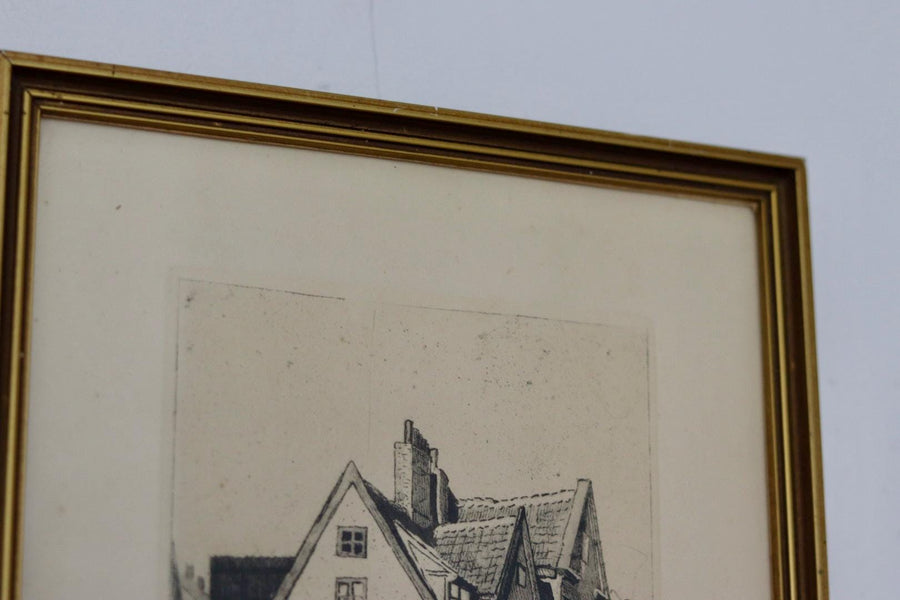Original Swedish Copperplate Engraving