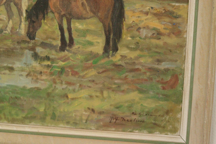 Grazing Horses by Rolf Nielsen