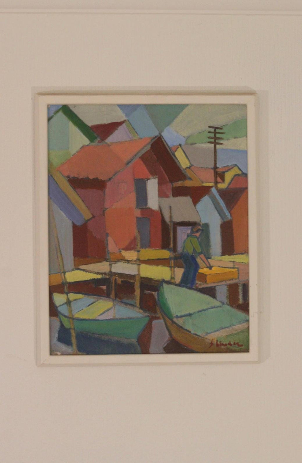 “Houses and Boats” by Helge Linden