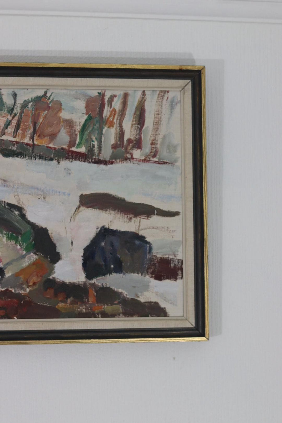 “The Cottage in Snow” by Rudolf Lindqvist