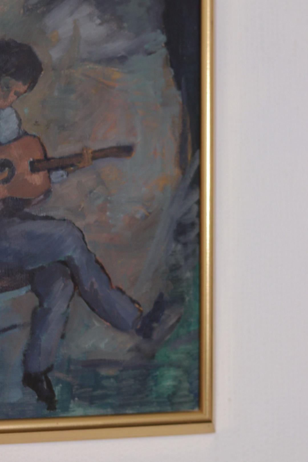 “Troubadour with His Guitar” by Calle Svensson – Åmål, Dalsland