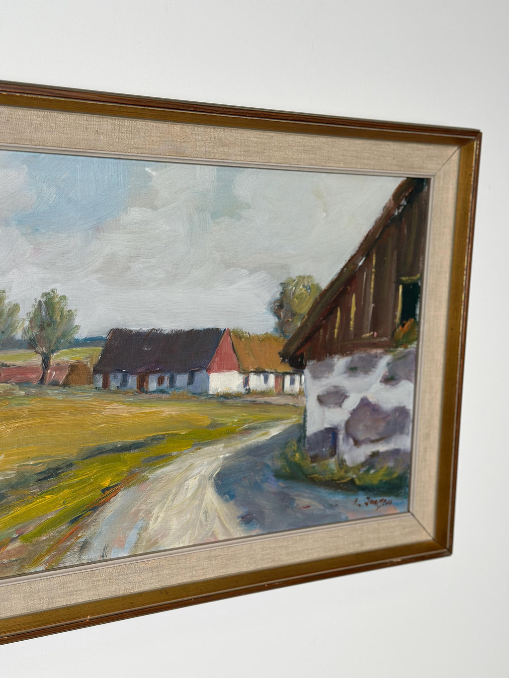 “Farm View” by P. O. Jansson