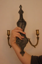 Pair of Antique  Brass Sconces