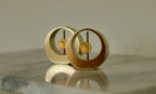 Pair of Swedish Brass Candle Holders by Arthur Pe Kolbäck