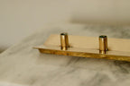 Mid-Century Swedish Brass Candelabra by Pierre Forsell for Skultuna