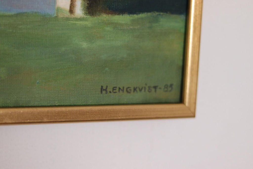 “Landscape with Farm” by H. Engkvist