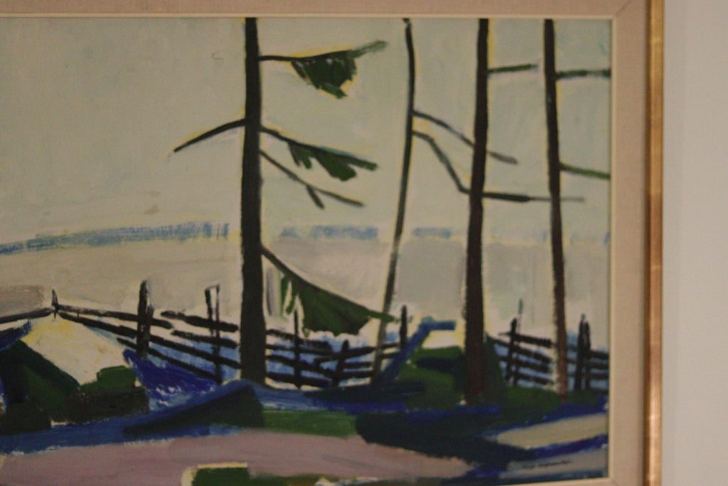 “Winter Day in the Garden” by Kåge Liefwendal 1960s