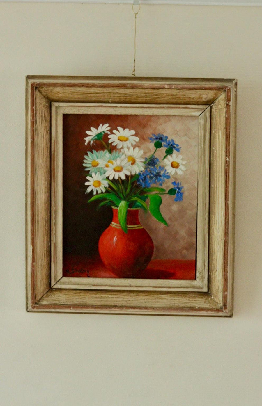 "Flowers in Red Vase" – Gunnar Sträng