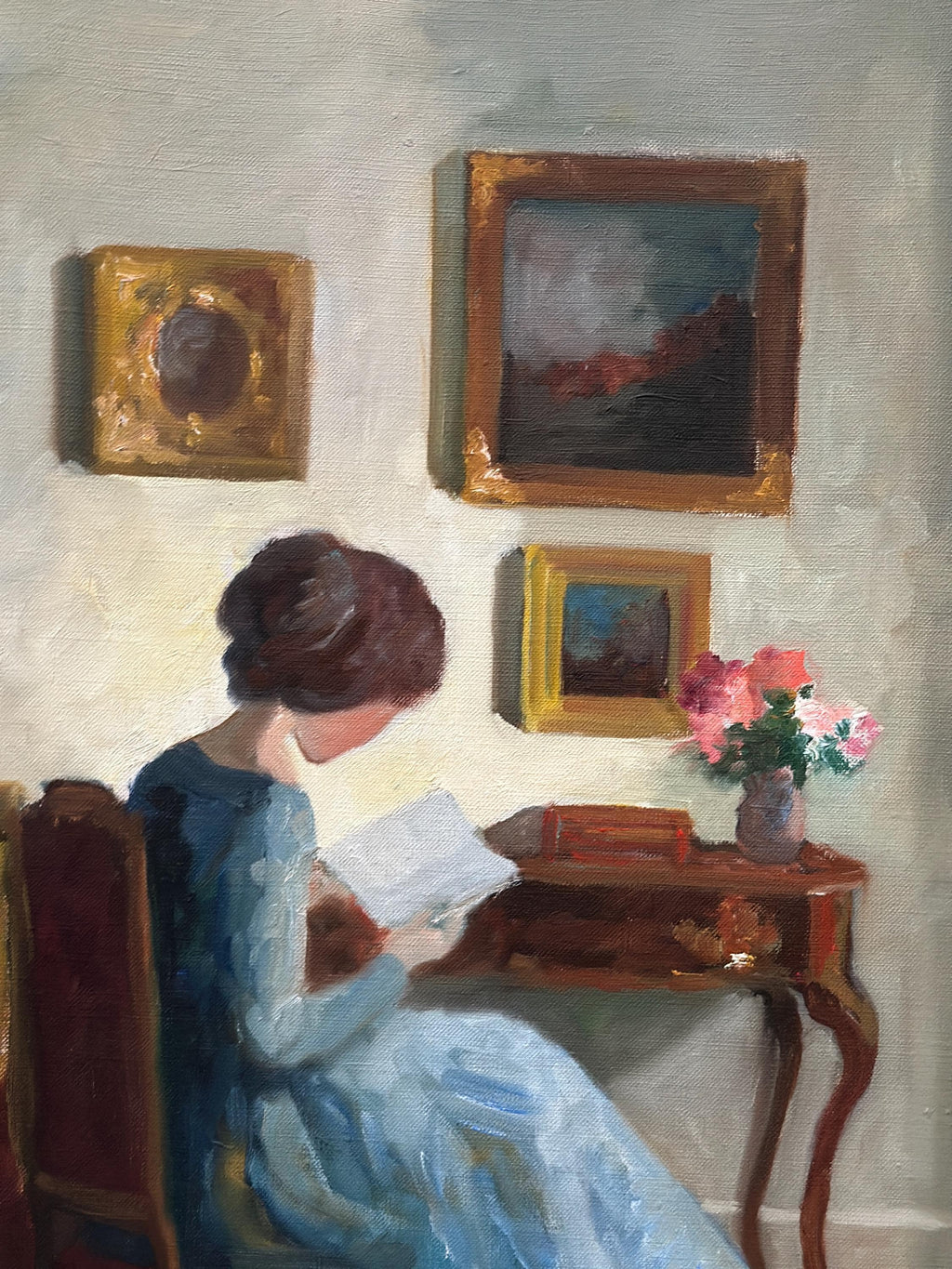 “Woman Reading” by Edith Gert